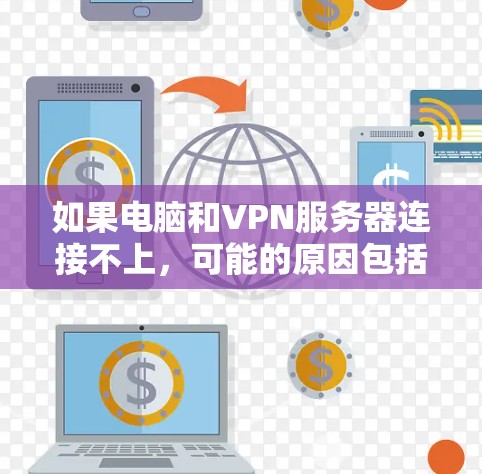 如果电脑和VPN服务器连接不上，可能的原因包括服务器配置问题、防火墙限制、防火墙设置错误、端口设置问题、网络连接问题等。以下是逐步解决方案