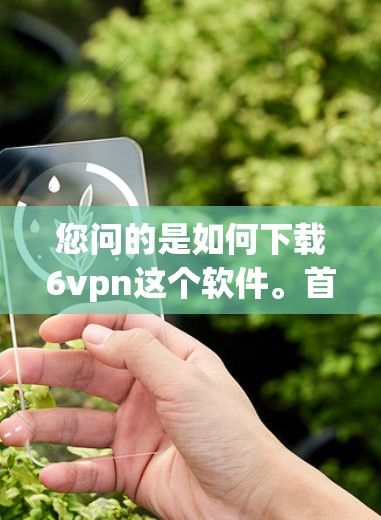 您问的是如何下载6vpn这个软件。首先，请您确认您是在哪个平台下载的，比如是通过手机应用商店、电脑软件，还是某个特定的网站。此外，您可能需要了解该软件的具体用途和功能，以便更好地指导您如何下载