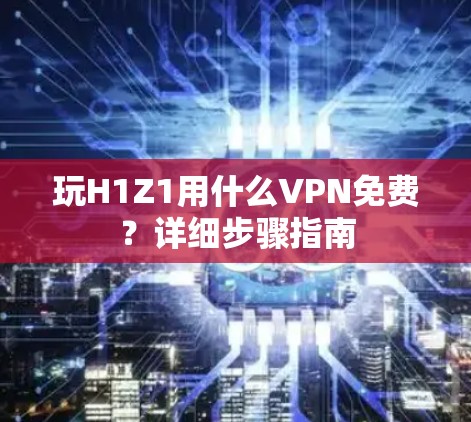 玩H1Z1用什么VPN免费？详细步骤指南
