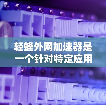 轻蜂外网加速器是一个针对特定应用或网站的加速工具，通常用于提升网站或应用的加载速度和性能。以下是关于它的详细解释