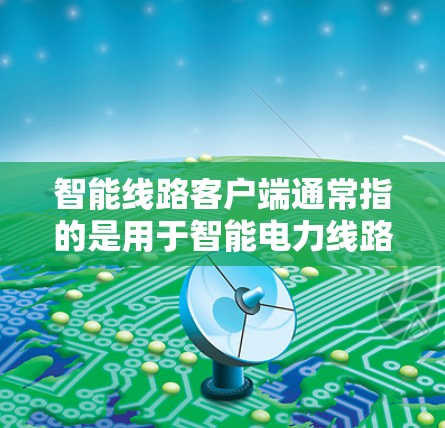 智能线路客户端通常指的是用于智能电力线路管理的设备或应用，能够实时监控、监测和管理电力线路的运行状态，为电力行业提供智能化服务。以下是一些关于智能线路客户端的详细介绍