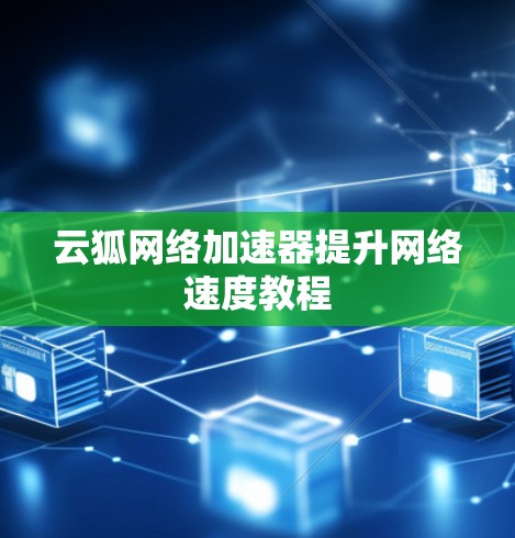 云狐网络加速器提升网络速度教程